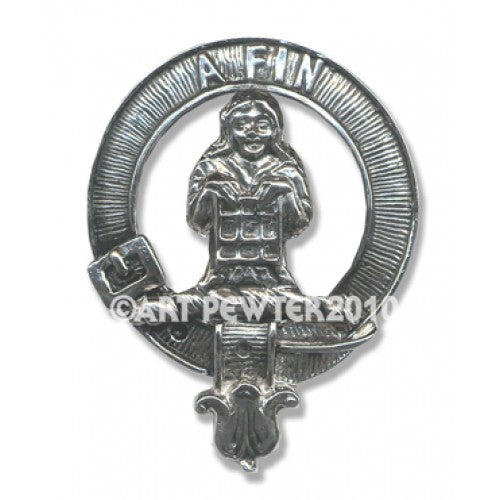 Ogilvie Pewter Clan Crest Buckle For Kilt Belts