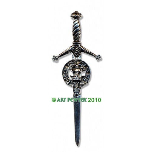 Clan Crest Pewter Kilt Pin with Urquhart Crest