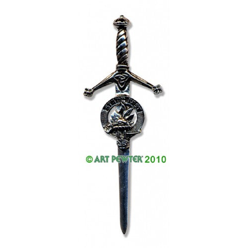 Clan Crest Pewter Kilt Pin with Grant Crest