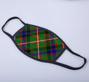 Stylish Reid Tartan Printed Face Mask featuring bold Scottish tartan design, perfect for showing off your Scottish pride while providing comfort and protection.