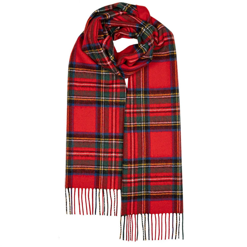 Darwin Oversized Tartan Lambswool Scarves