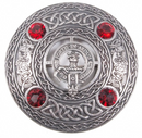 Middleton Clan Crest Pewter Plaid Brooch