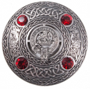 Moncreiffe Clan Crest Pewter Plaid Brooch