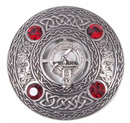 Scrymegour Clan Crest Pewter Plaid Brooch