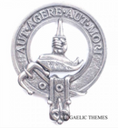 Barclay Clan Crest Badge in Pewter