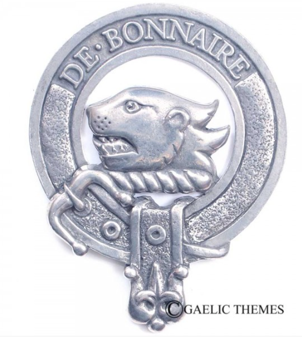 Bethune Clan Crest Badge in Pewter