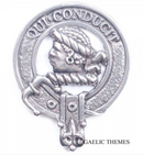 Borthwick Clan Crest Badge in Pewter