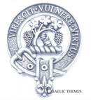Burnett Clan Crest Badge in Pewter