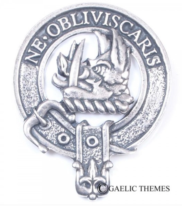 Campbell Clan Crest Badge in Pewter