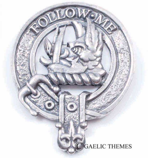 Campbell of Breadalbane Clan Crest Badge in Pewter