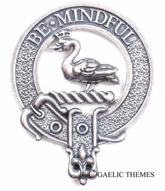 Campbell of Cawdor Clan Crest Badge in Pewter