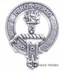 Chisholm Clan Crest Badge in Pewter