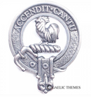 Cockburn Clan Crest Badge in Pewter