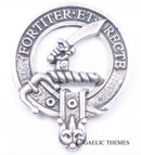 Elliot Clan Crest Badge in Pewter