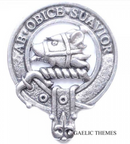Galbraith Clan Crest Badge in Pewter