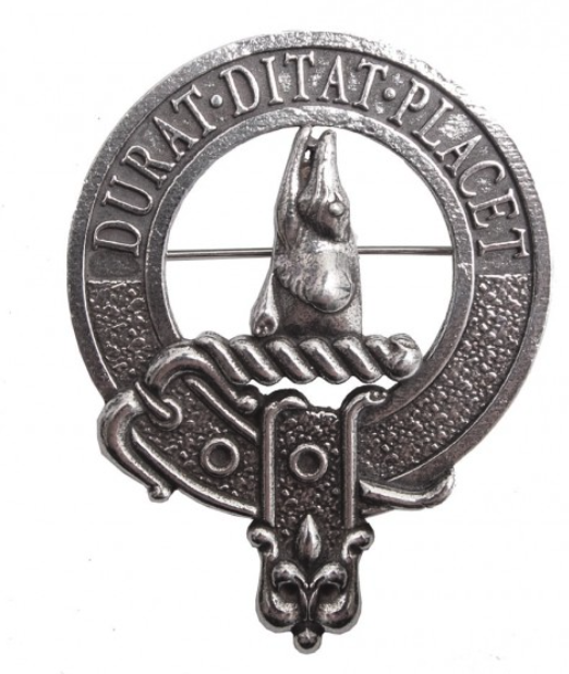 Ged Clan Crest Badge in Pewter