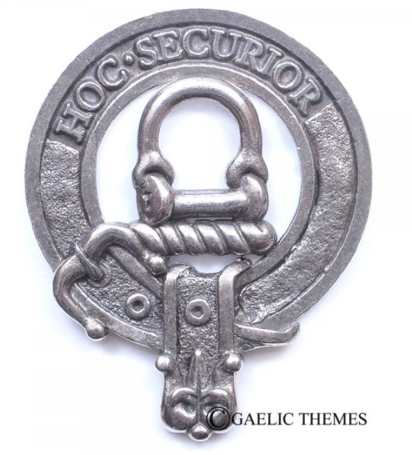 Grierson Clan Crest Badge in Pewter