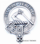 Guthrie Clan Crest Badge in Pewter showcasing traditional design, perfect for daily wear or clan gatherings.