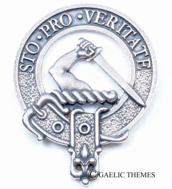 Guthrie Clan Crest Badge in Pewter