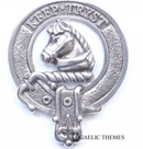 Hepburn Clan Crest Badge in Pewter