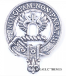 Johnstone Clan Crest Badge in Pewter