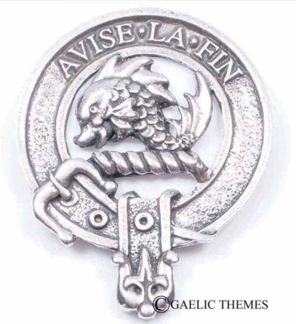 Kennedy Clan Crest Badge in Pewter