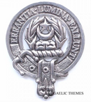 Kinnaird Clan Crest Badge in Pewter