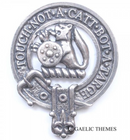 MacBain Clan Crest Badge in Pewter