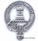 Malcolm Clan Crest Badge in Pewter