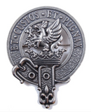 Marjoribanks Clan Crest Badge in Pewter