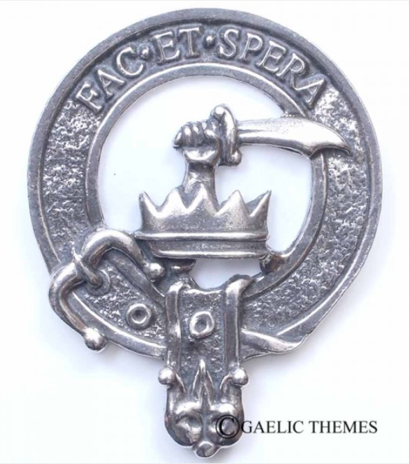 Matheson Clan Crest Badge in Pewter
