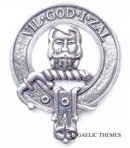 Menzies Clan Crest Badge in Pewter