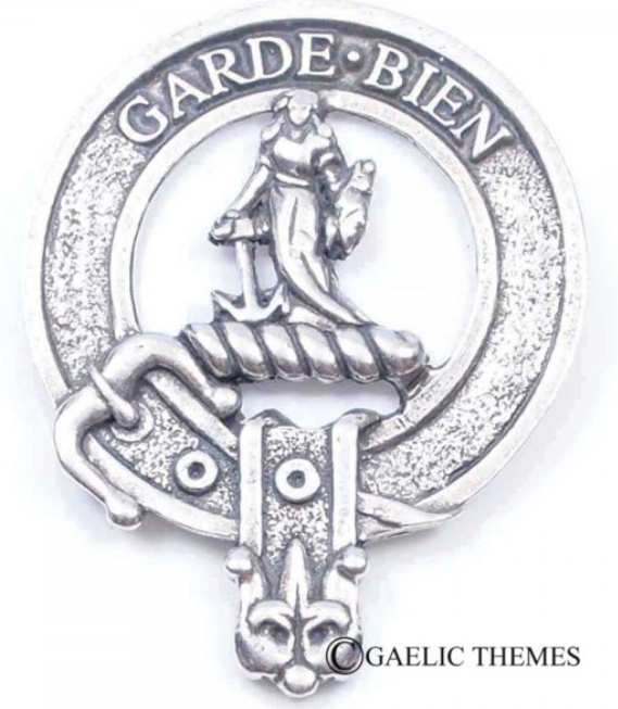 Montgomery Clan Crest Badge in Pewter