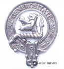 Nicholson Clan Crest Badge in Pewter