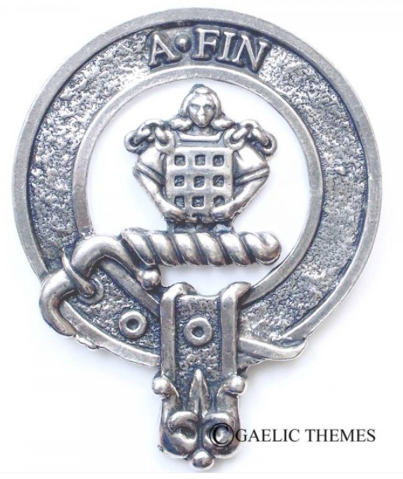 Ogilvie Clan Crest Badge in Pewter