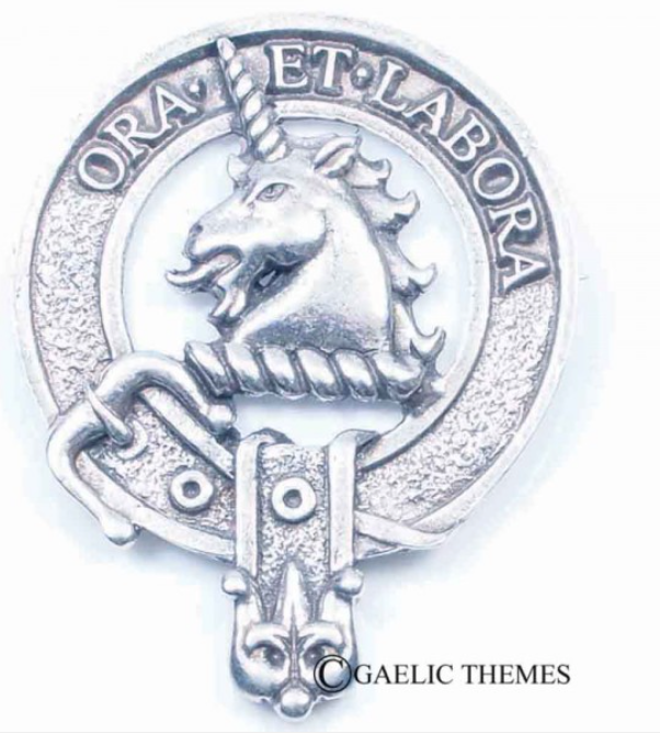 Ramsay Clan Crest Badge in Pewter