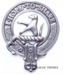 Riddell Clan Crest Badge in Pewter