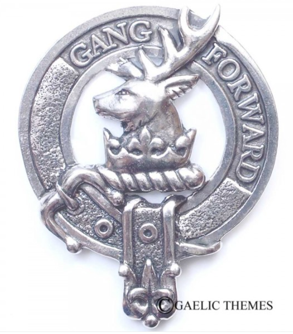 Stirling Clan Crest Badge in Pewter