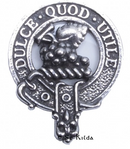 Strange Clan Crest Badge in Pewter