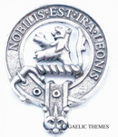 Stuart of Bute Clan Crest Badge in Pewter