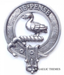 Wemyss Clan Crest Badge in Pewter