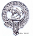 Weir Clan Crest Badge in Pewter