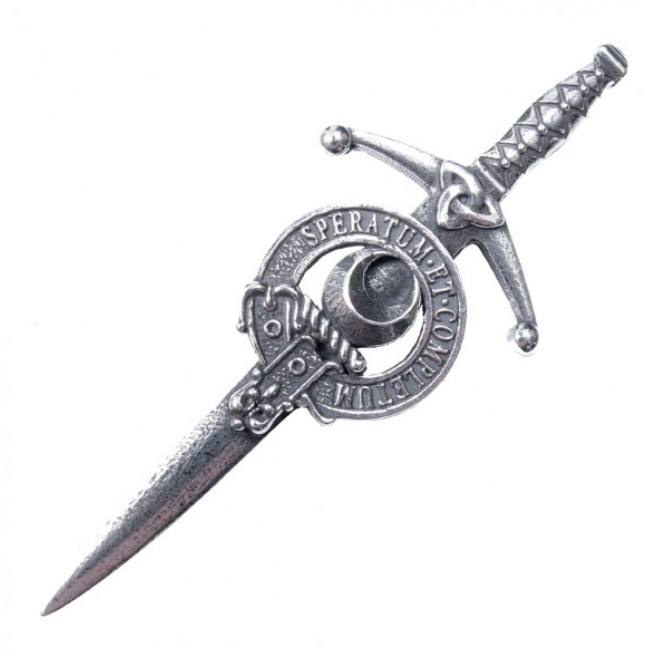 Clan Crest Pewter Kilt Pin with Arnot Crest
