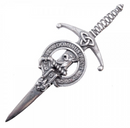 Clan Crest Pewter Kilt Pin with Baird Crest
