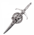 Clan Crest Pewter Kilt Pin with Bannatyne Crest
