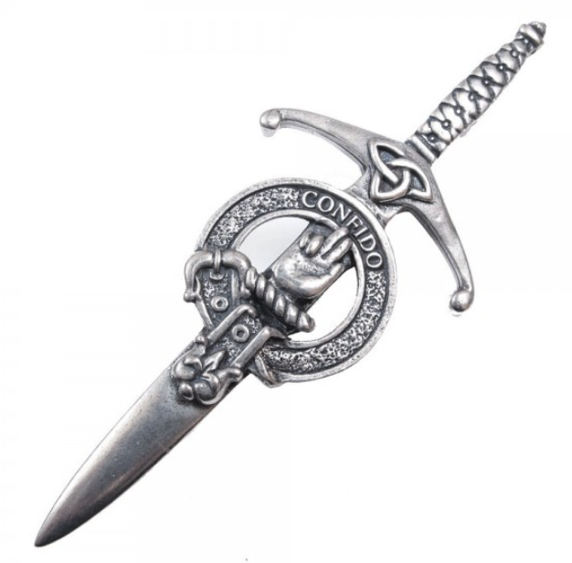 Clan Crest Pewter Kilt Pin with Boyd Crest