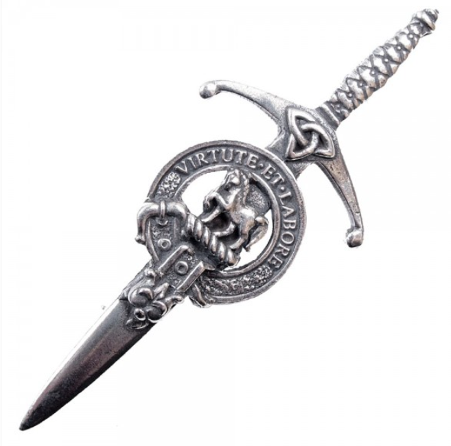 Clan Crest Pewter Kilt Pin with Cochrane Crest