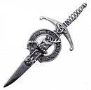 Clan Crest Pewter Kilt Pin with Colquhoun Crest
