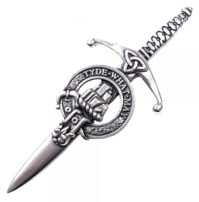 Clan Crest Pewter Kilt Pin with Haig Crest