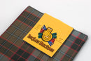 Wool Tartan Pocket Square in Stewart Old Weathered Tartan